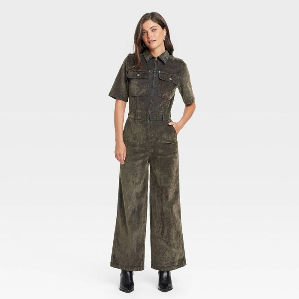 Universal Thread Dark Olive Jumpsuit